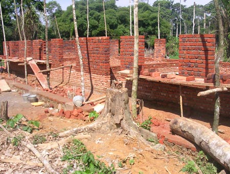 pygmy school - construction phase