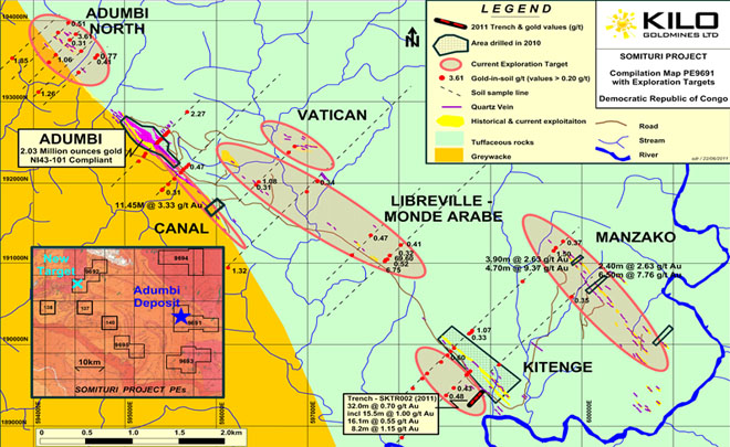 2011 Somituri Exploration Map